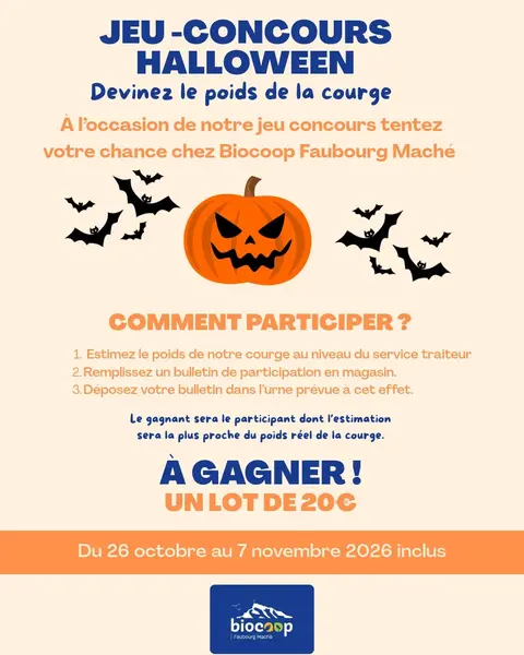 JEU CONCOURS HALLOWEEN